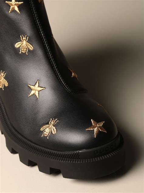 gucci shoes without bee|gucci boots with bees.